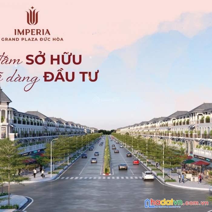 Sở hữu shophouse ngay mặt tiền đường nhà nước rộng 30m đã hiện hữu.