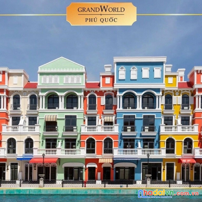 Căn shop view hồ nhạc nước tại grand world phú quốc.