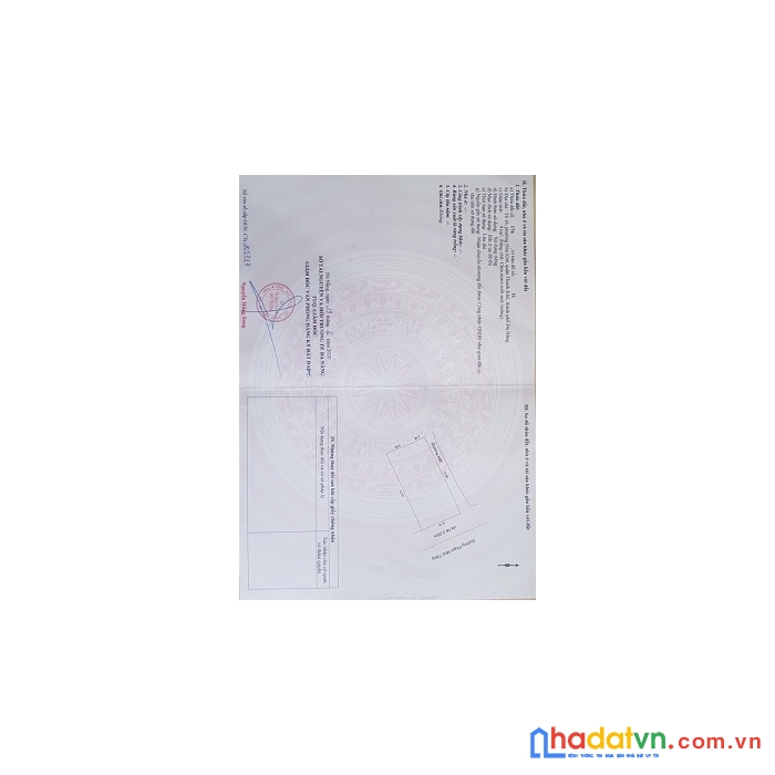 Chính chủ cần bán đất mặt tiền địa chỉ : 64 phạm nhữ tăng, quận thanh khê đà nẵng