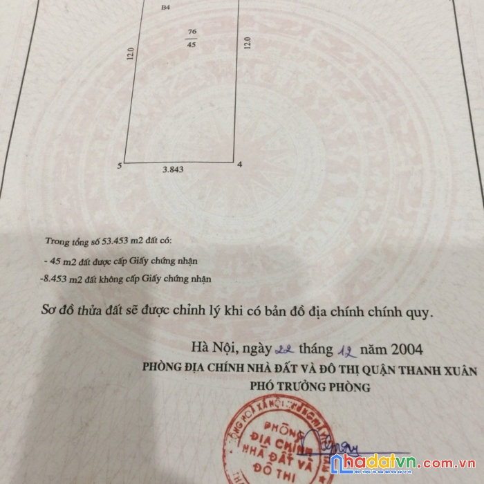 Chính chủ bán nhà mặt phố nguyễn văn trỗi