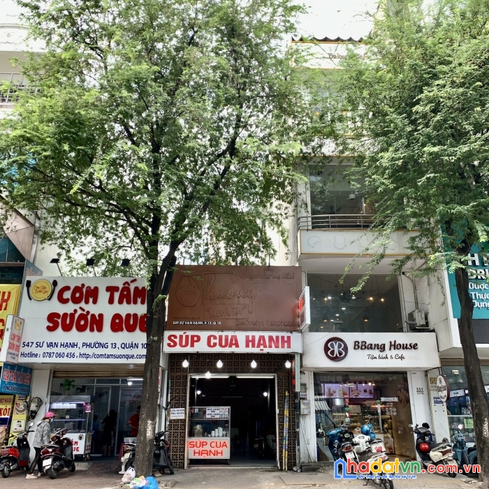 Mt 549 sư vạn hạnh p.13 q.10, 4x20m, nhà cấp 4, đang cho thuê 55tr/tháng
