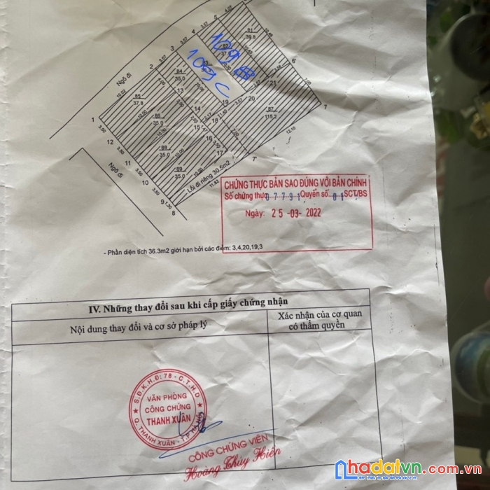 Bán đất bùi xương trạch