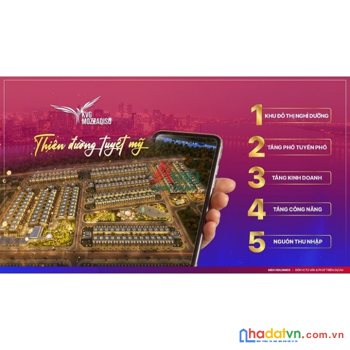 Sự khác biệt của kvg mozzadiso so với các khu đô thị nghỉ dưỡng khác