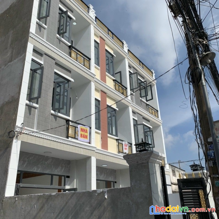 Bán 3 căn nhà 2 lầu hóa an gần vòng xoay cầu hang shr thổ cư 100%, đường ô tô