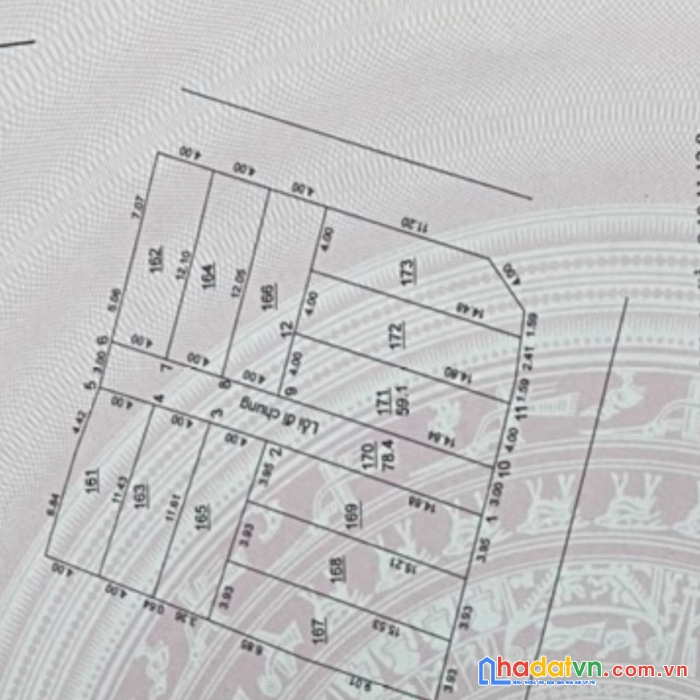 Cc cần ra nhanh lô 59.1m2, lô góc 2 mt thôn đình trung, xuân nộn, đông anh, hn