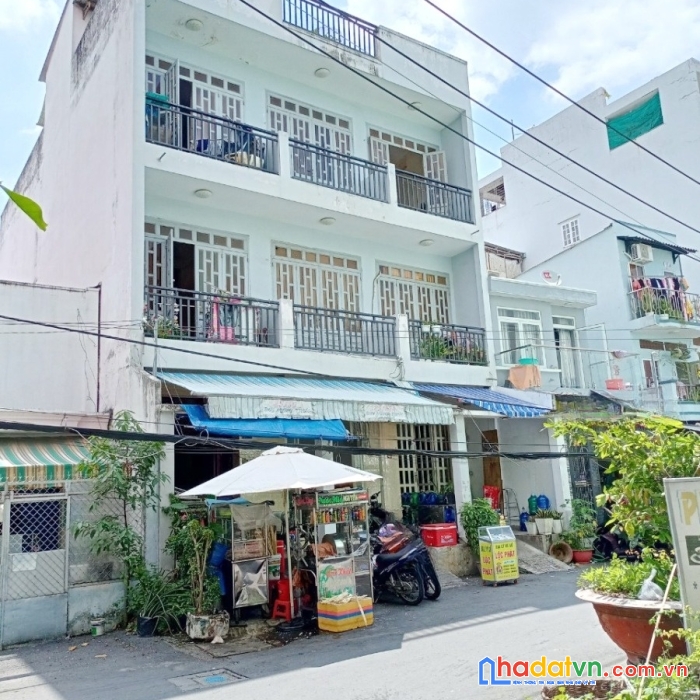 Bán nhà 203m2 đất mặt tiền nb bông sao 4 tầng p5 q8 27tỷ