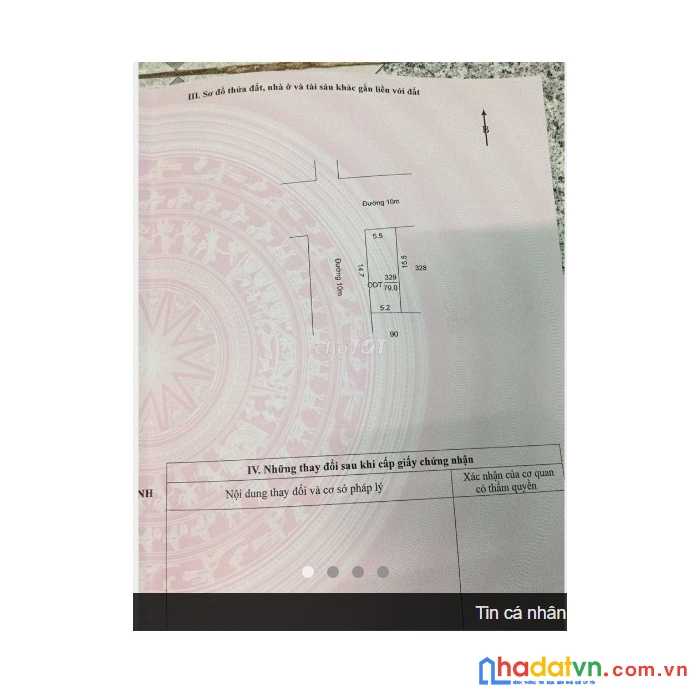 Chính chủ cần bán lô đất 2 mặt tiền tại khu phố long thời – phường long thành bắc – thị xã hòa
