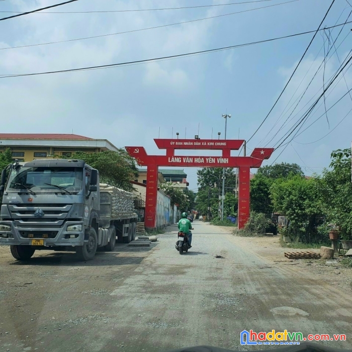 Bán 35m2 đất yên vĩnh-kim chung- hoài đức, lô góc, ô tô, sát khu đô thị hinode. lh 0382703234