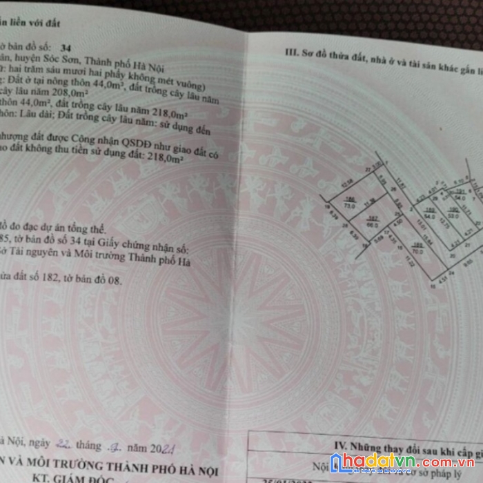 Cần bán lô đất full thổ cư bám vành đai 4 tại xuân lẽ - tân dân giá 15tr/m2