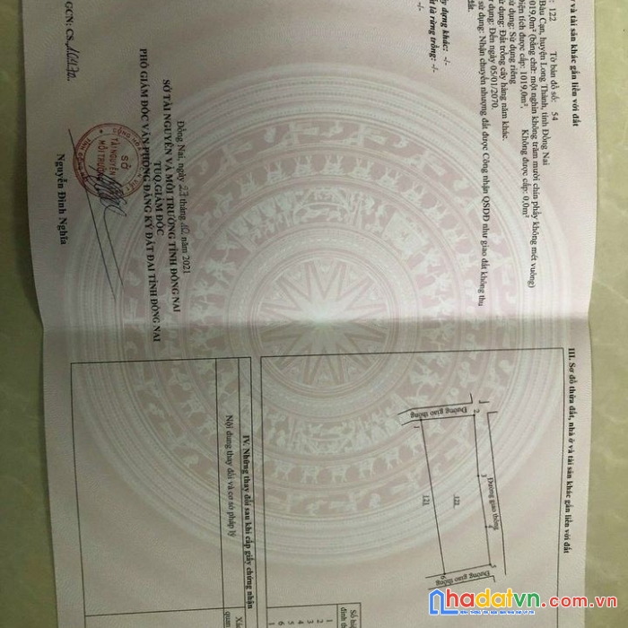 Bán đất sát sân bay long thành, xã bàu cạn, đồng nai