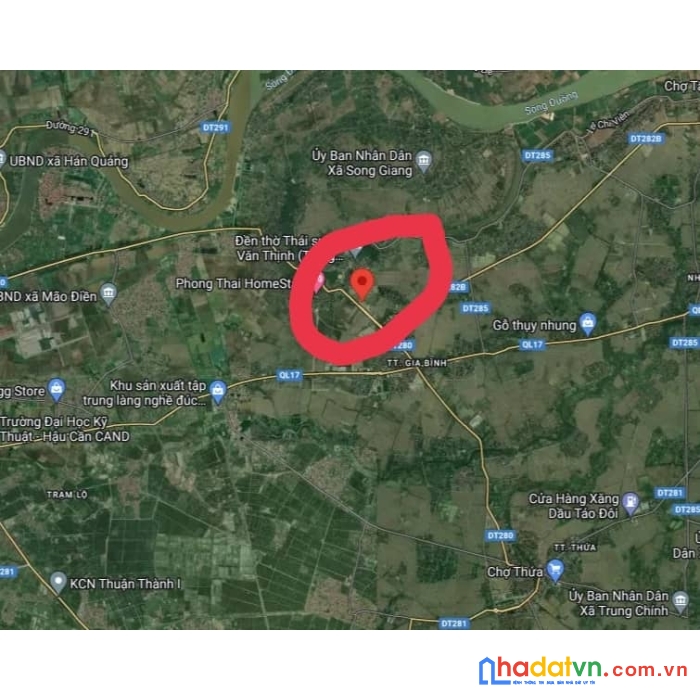 Siêu phẩm 102 em có đất ở thị trấn đông bình, gia bình, bắc ninh, giá 19,x tr/m