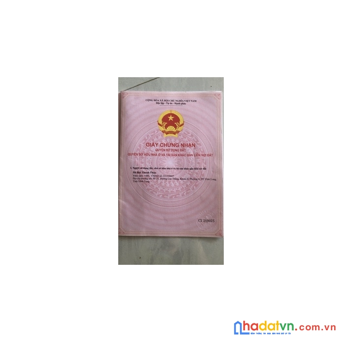 Chính chủ cần bán lô đất liền kề tại ấp phước lợi , xã phước hậu , long hồ , vĩnh long