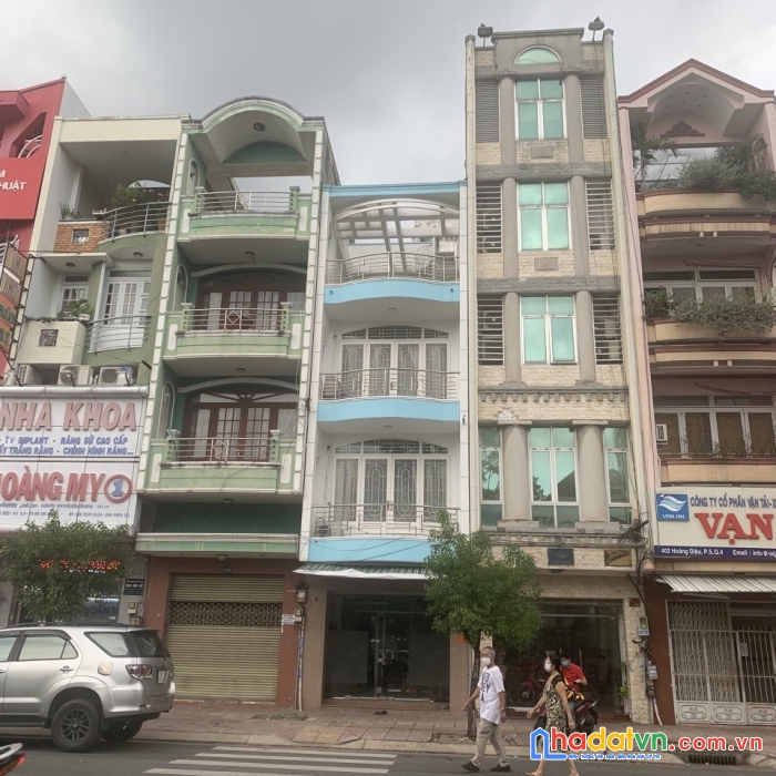 Mt 406 hoàng diệu, p.5 quận 4. 4x18m, trệt, 4 tầng