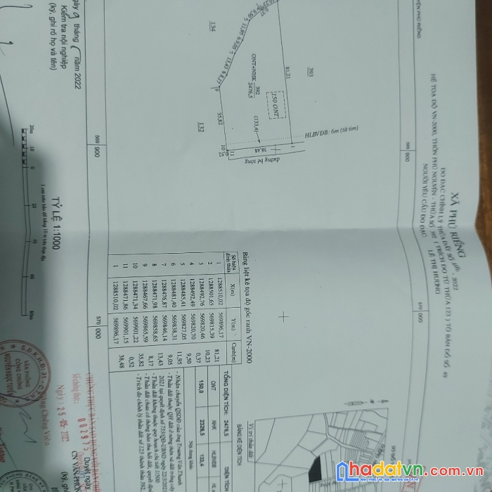 Chính chủ cần bán nhanh căn lô đất cực đẹp tại phú riềng - bình phước. giá tốt