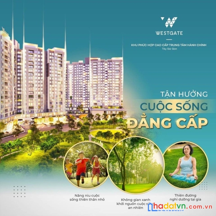 3pn - 2wc 113m2 căn hộ master tại tthc bình chánh - westgate - mở ra chân trời mới cho bạn