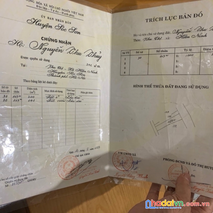 Bán đất kinh doanh tại ngã tư chợ nam cương, hiền ninh, sóc sơn. giá 19tr