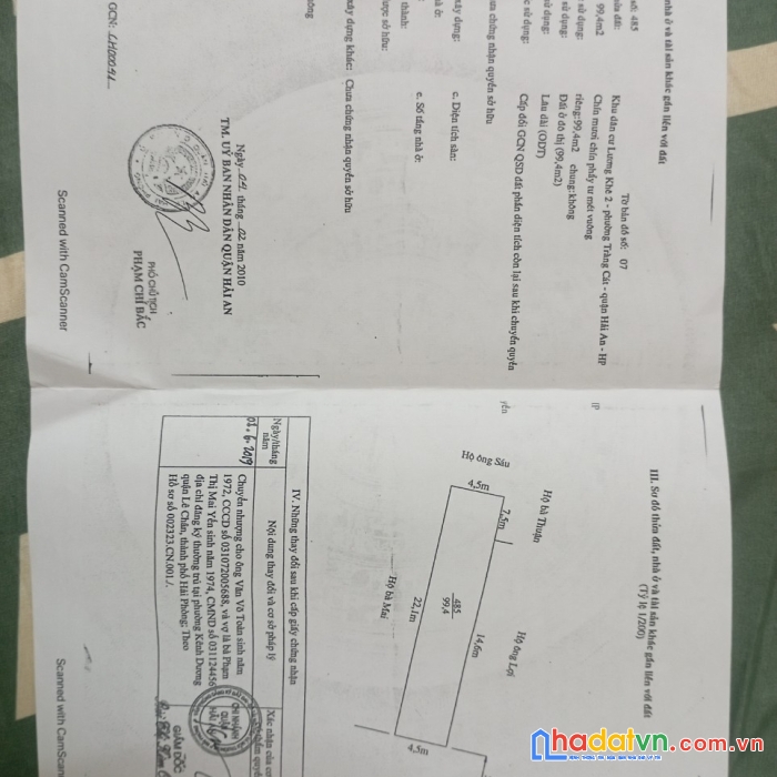Cần bán lô đất mặt tiền vị trí đẹp tại quận hải an tp hải phòng