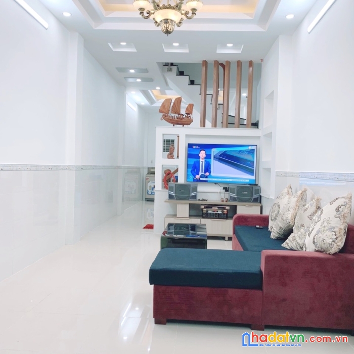 Nhà mới đẹp 4 tầng dương bá trạc 3.5x17m p1 q8 giá 6 tỷ 5