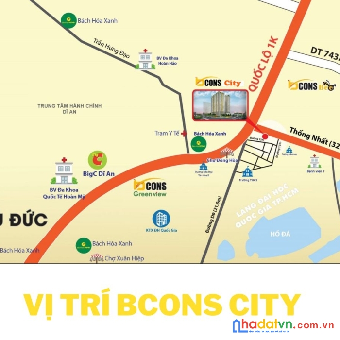 Bước đệm đầu tiên cho sự xuất hiện của 1 khu phức hợp bcons city siêu tiện ích sở hữu bcons city