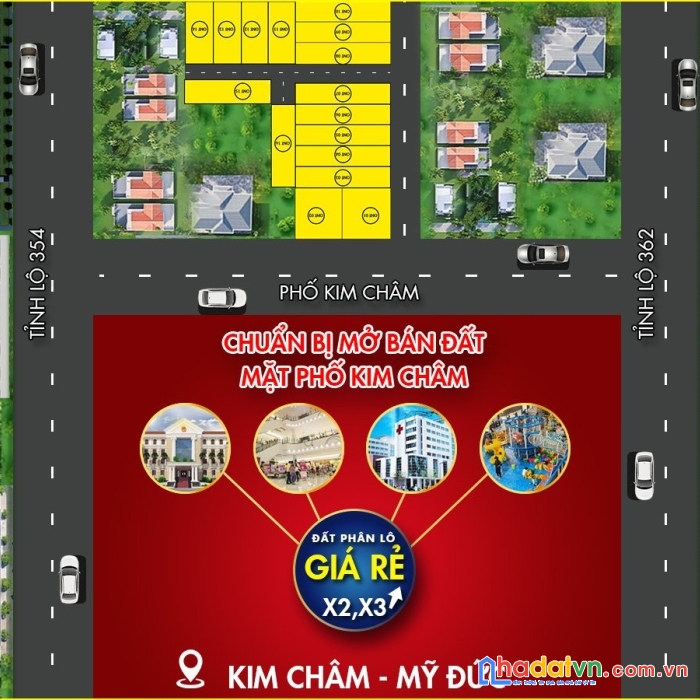 Chính chủ chuẩn bị ra mắt ô đất sát đường lớn nối thông 2 tỉnh lộ mặt đường đẹp nhất kim trâm mỹ