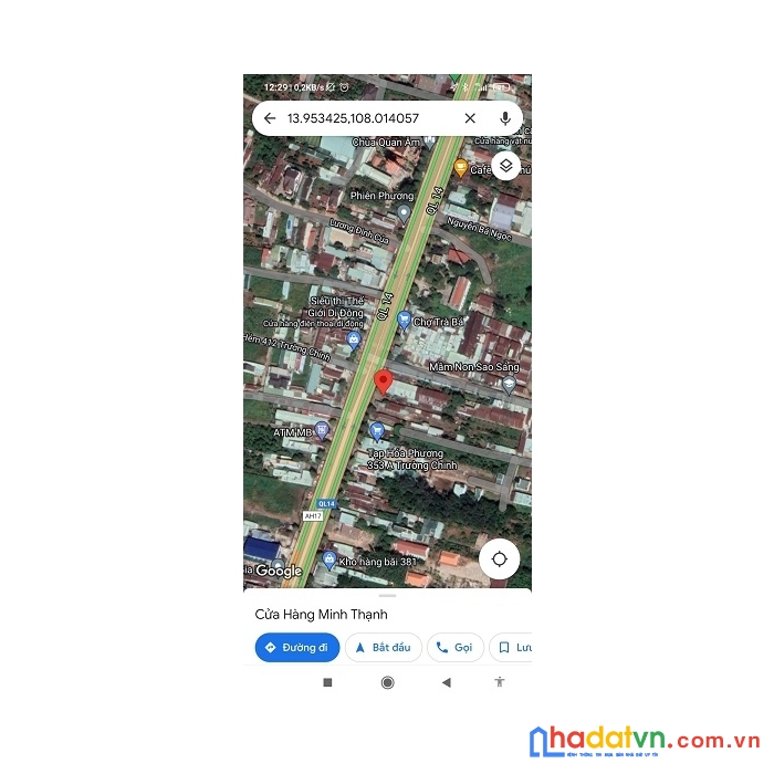 Cho thuê mặt bằng đường trường chinh