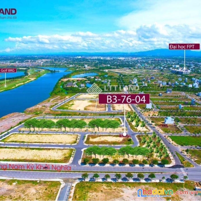 Lô góc 3 mặt thoáng khu đô thị fpt city đà nẵng