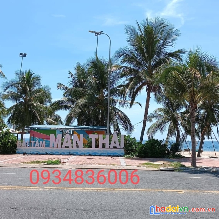 Đất mặt tiền đường võ nguyễn giáp, gần biển mân thái, bãi tắm phạm văn đồng, công viên cá voi.