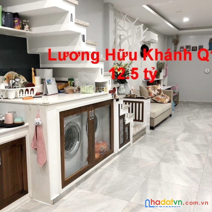 Cho thuê nhà đẹp 1lầu nở hậu căn góc hẻm lương hữu khánh p. phạm ngũ lão q1