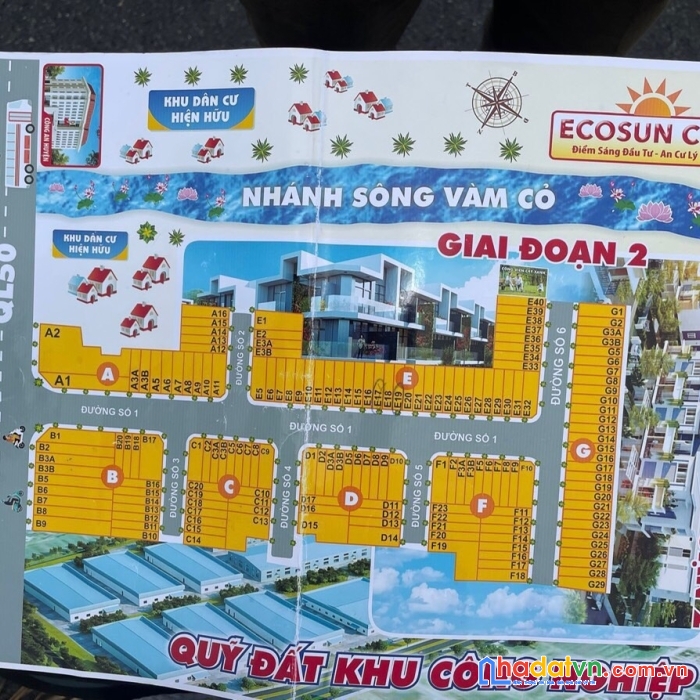 Chính chủ bán lô đất kdc ecosun 86m2 1 tỷ