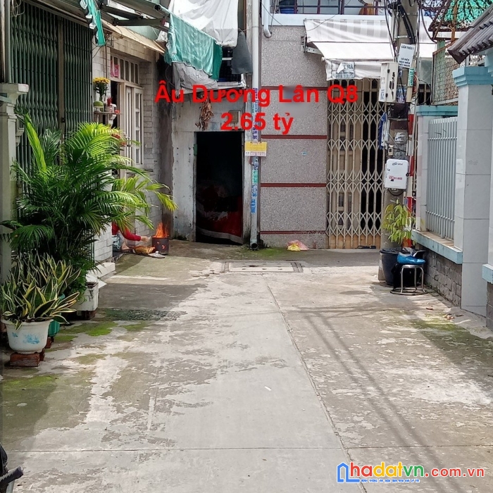 Nhà bán hẻm 4m - 184 đường âu dương lân - p3- quận 8