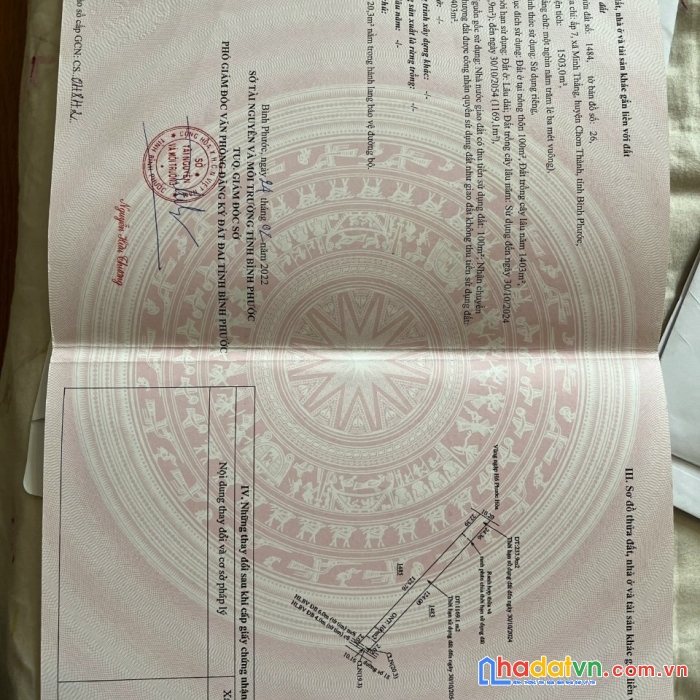 Sở hữu ngay lô đất đẹp vị trí đắc địa tại xã minh thắng, huyện chơn thành, bình phước