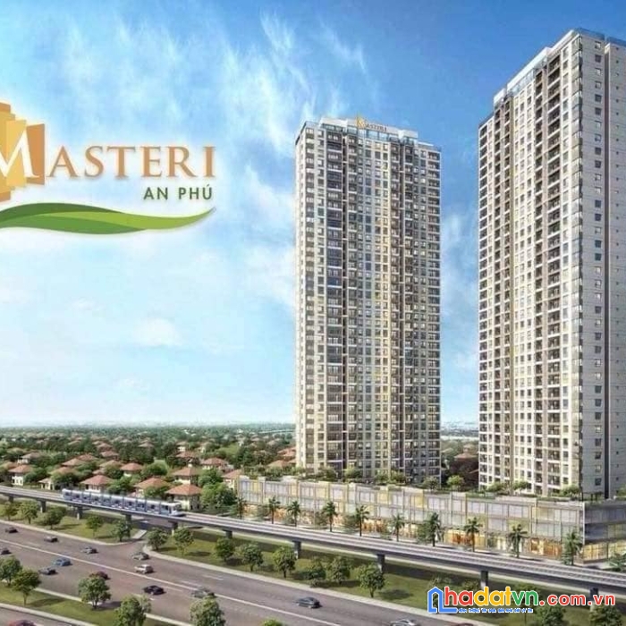 Bán gấp căn hộ masteri an phú 2 phòng ngủ 63 m2 tầng 18  bao tiện ích  sổ hồng riêng 5 tỷ 1