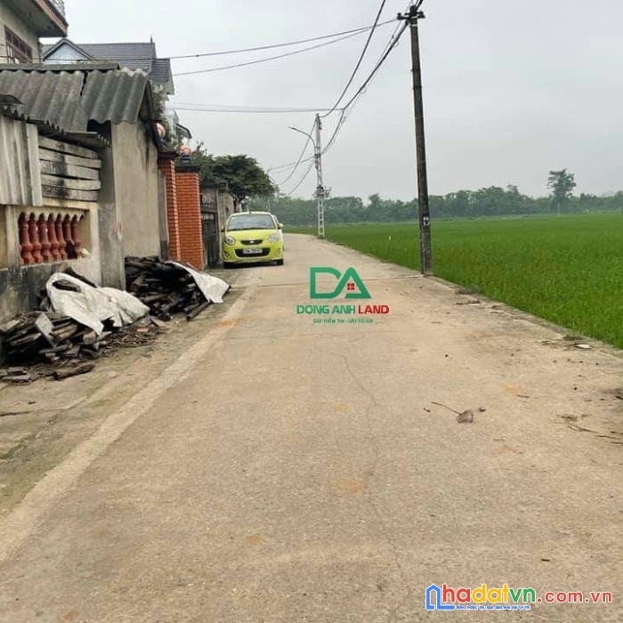 Bán 43.3m2 đất nền đài bi uy nỗ – lô góc 3 mặt tiền ngõ thông ô tô