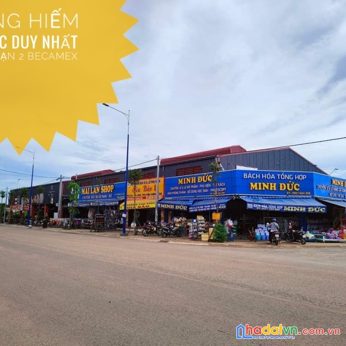 Duy nhất lô góc siêu đẹp tại becamex thị xã chơn thành
