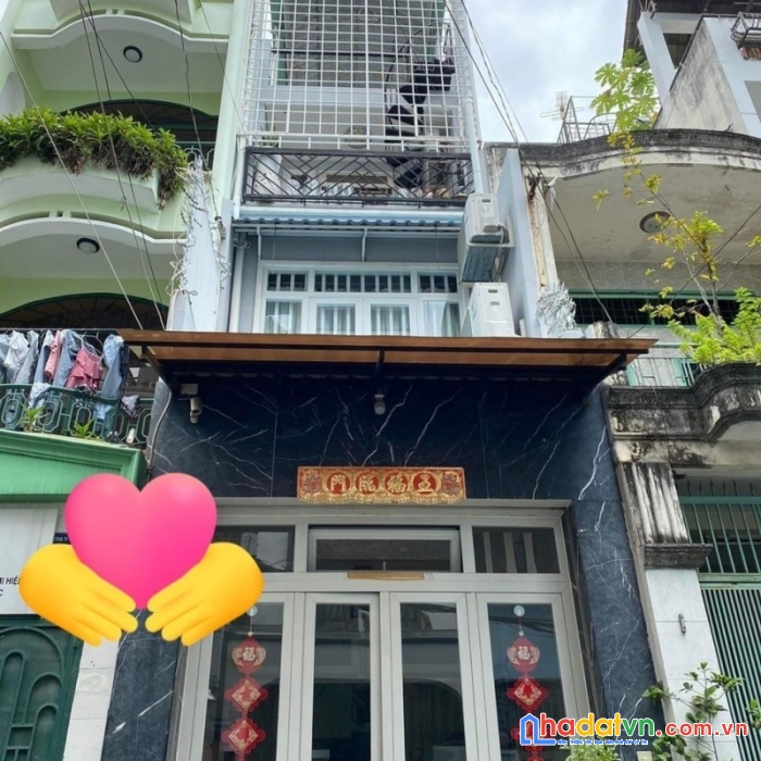 Bán nhà khu phân lô, dân trí cao, đường lê văn sỹ, hxh, 4 tầng