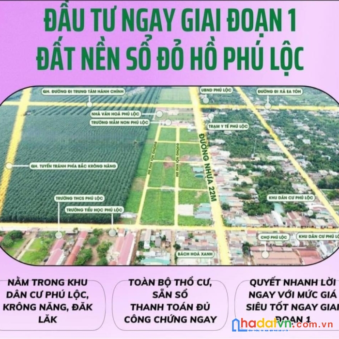 Chỉ 899 triệu(bao sổ) có ngay siêu phẩm 132m2 mặt tiền ql rộng 22m lõi trung tâm hành chính mới