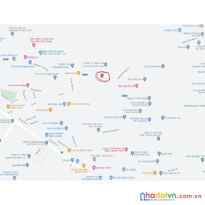 Cần bán đất phường tân hiệp, thị xã tân uyên, bình dương.