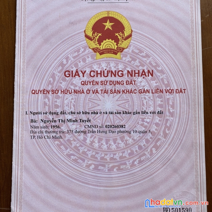 Cần bán lô đất vị trí đẹp tại tp hồ chí minh