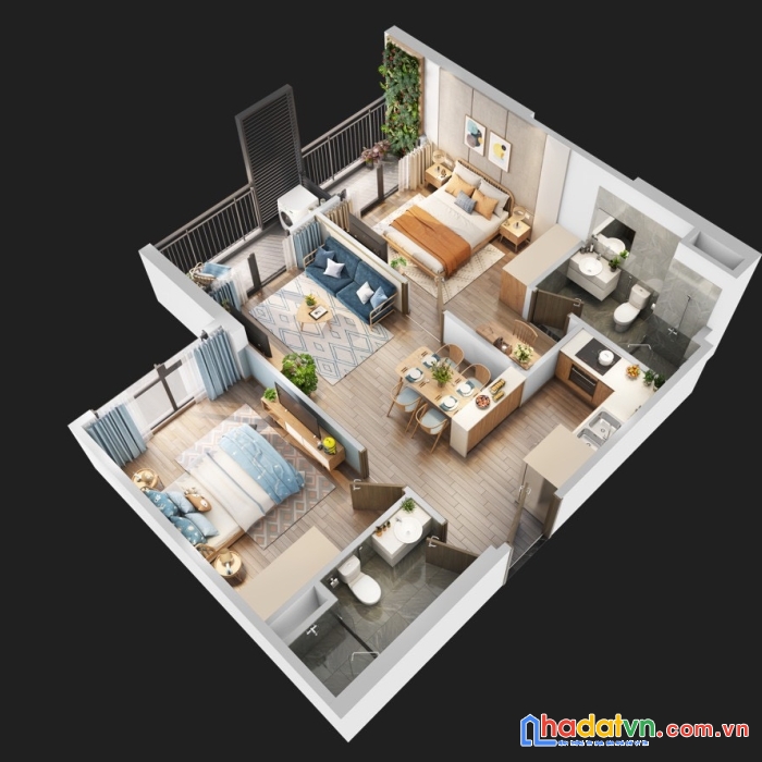 Nhà chính chủ căn hộ 63m²toà p1 phân khu pavilion vinhomes ocean park