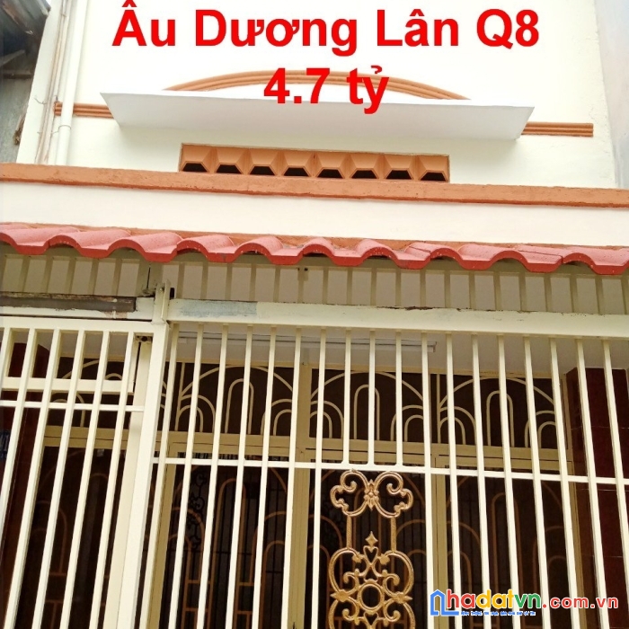 Nhà bán hẻm 154 đường âu dương lân phường 3 quận 8