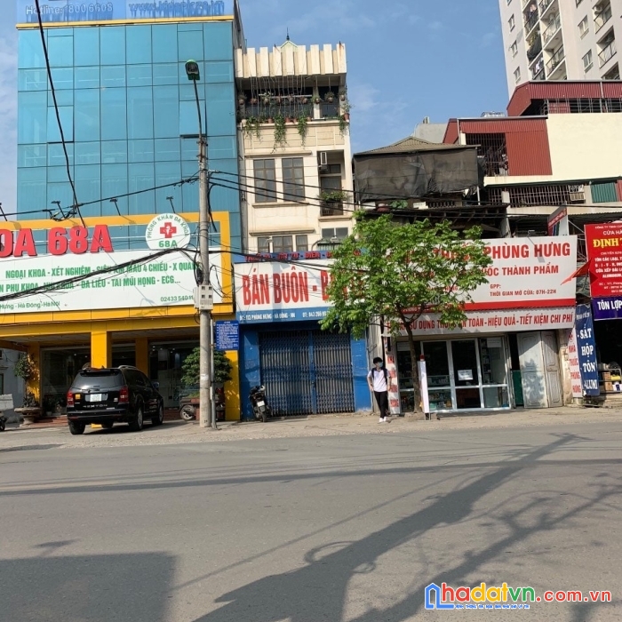 Bán nhà mặt phố phùng hưng hà đông, plo, cổng viện, 109m2, mt rộng, nhỉnh 15 tỷ.