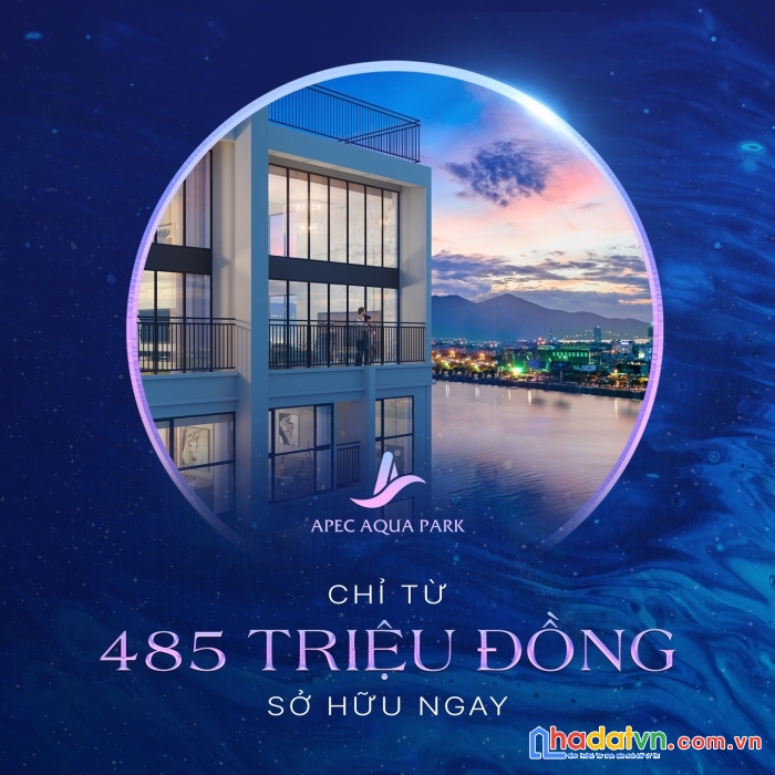 Bán căn hộ aqua park bắc giang chuẩn 5* full nội thất giá từ 450tr