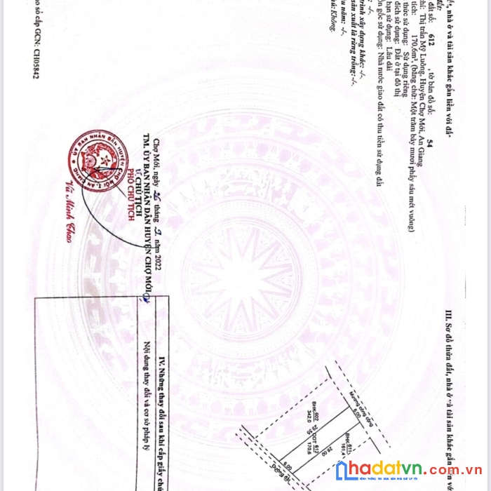 Chính chủ bán đất thổ cư tại tt mỹ luông, huyện chợ mới, an giang