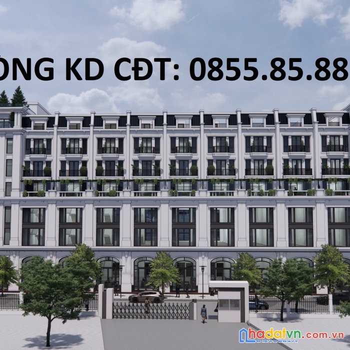 Cdt mở bán 11 căn shophouse 8 tầng có hầm mặt phố chùa láng – đẳng cấp nhất quận đống đa