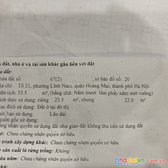 Chính chủ bán nhà ngõ 193/20 đường nam dư  hoàng mai, hà nội