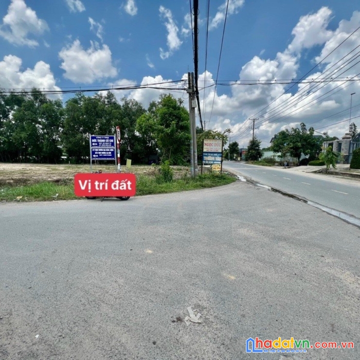 Chỉ cần tt 1,1 tỷ sở hữu ngay lô đất đẹp ngay mặt tiền tỉnh lộ 2, phước vĩnh an, củ chi.