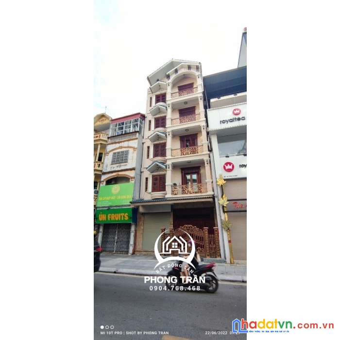 Bán nhà mặt phố thụy khuê, tây hồ chỉ: 25 tỷ, dt 69m2, kinh doanh đỉnh