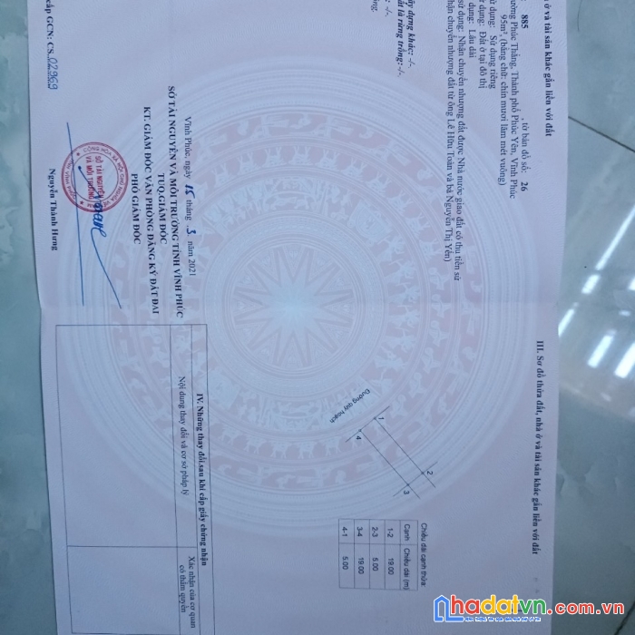 Chính chủ gửi bán lô đất 95m tại kđt đồng sơn – phúc yên 26.xtr/m