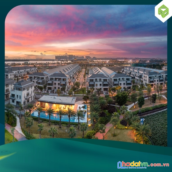 Bán biệt thự song lập đảo phượng hoàng, dt 8x22.5m, kế bên tiện ích clubhouse, trường học