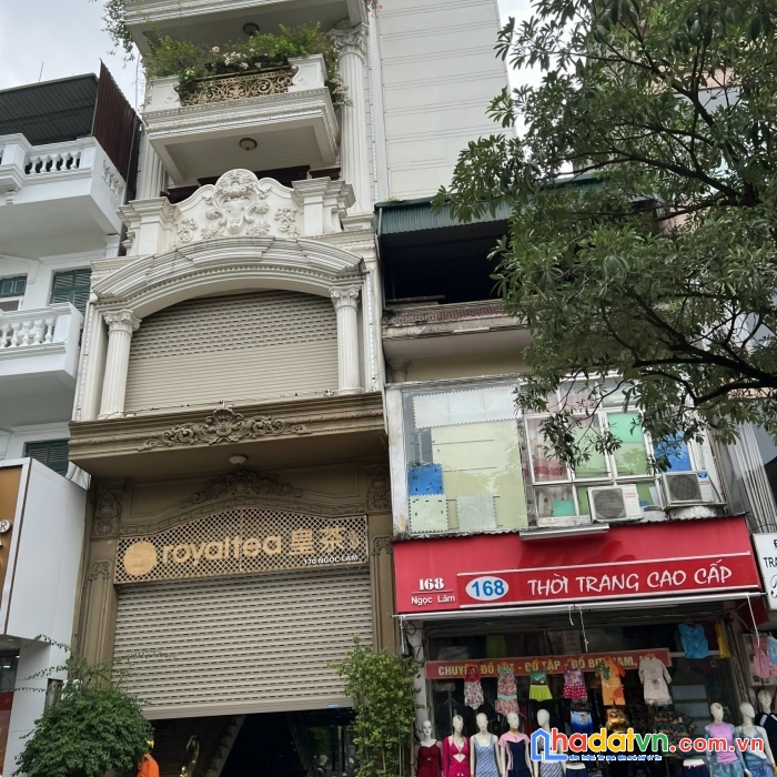 Bán nhà mặt phố ngọc lâm kinh doanh lô góc 2 vỉa hè 62.8m2-15.5 tỷ